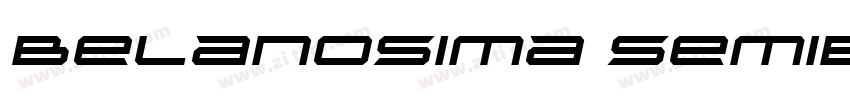 Belanosima SemiBold字体转换